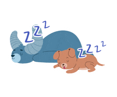 Tired Sleep Sticker by Royce Hare