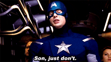 captain america text post that is hella hilarious while i try to write GIF