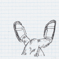 Drawing Feet GIF by Andy Gottschalk