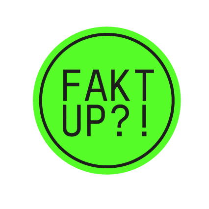 Fakt Up Sticker by KIO Kreativinstitut.OWL