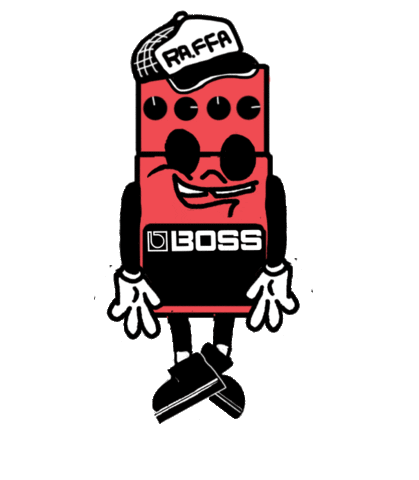 Guitar Boss Sticker by GG Di Martino