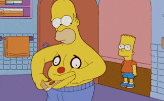 the simpsons vintage GIF