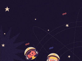 Illustration Space GIF by Two Dots