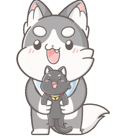 Happy Black Cat Sticker