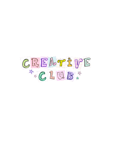 Art Club Letters Sticker by Kia Creates