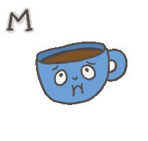 Tired Coffee Sticker