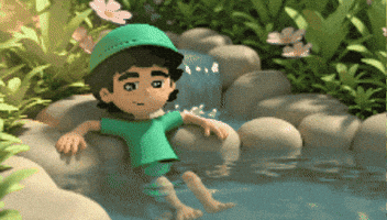 Relaxed Meditation GIF