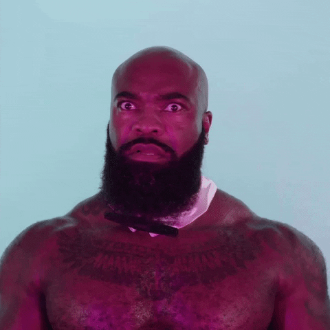 Shocked Beard GIF by giphystudios2021