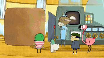 Shock Wow GIF by Sarah & Duck