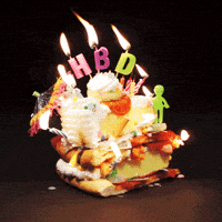 Happy Birthday Pizza GIF by Birthday Bot