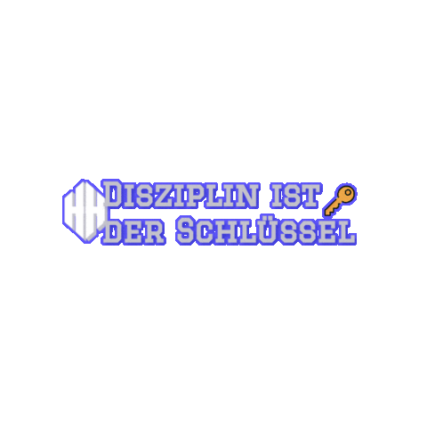 Disziplin Sticker by YOUnited
