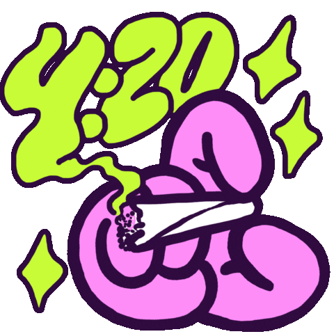 Smoke Weed Sticker by ZRO30