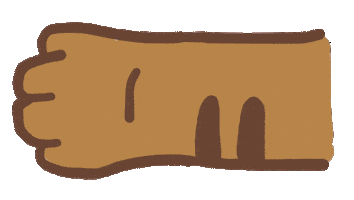Cat Hand Sticker