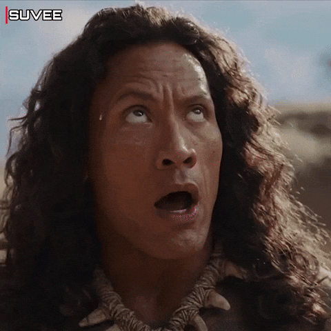 Dwayne Johnson Hair GIF