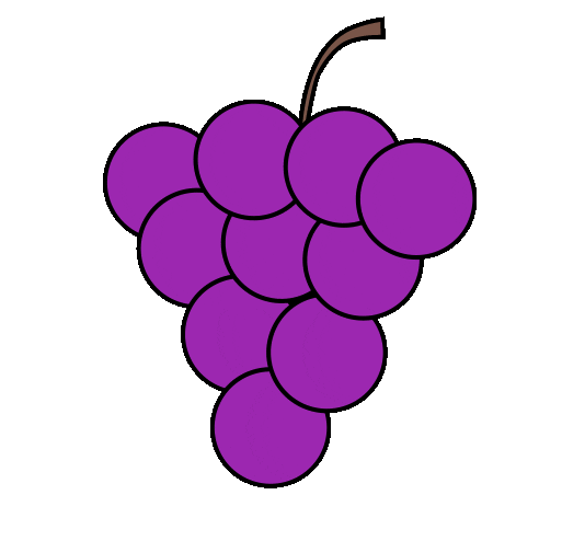 Grapes Sticker by Milk and peppers for iOS & Android | GIPHY