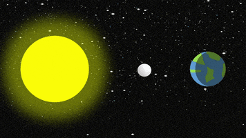 Solar Eclipse Animation GIF
