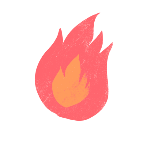 Fire Caliente Sticker