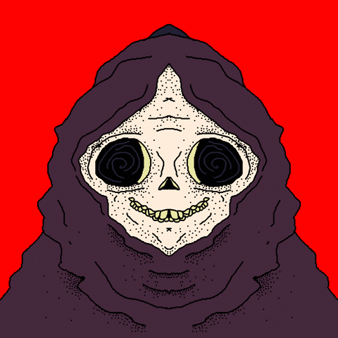 Skull Death GIF by TRIPLEBUMMER