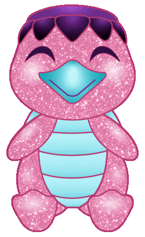 Glitter Kappa Sticker