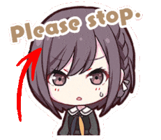 Please Stop Sticker