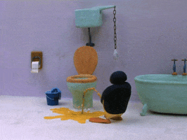 toilet peeing GIF