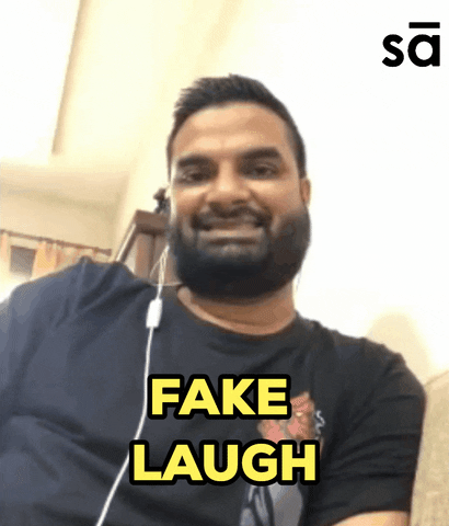 Laughter Smile GIF by SudeepAudio