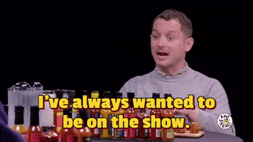 Elijah Wood Hot Ones GIF by First We Feast