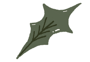 Christmas Plant Sticker