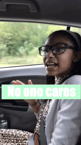 No One Cares I Dont Care GIF