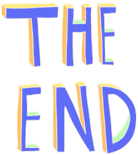 The End Animated Clipart