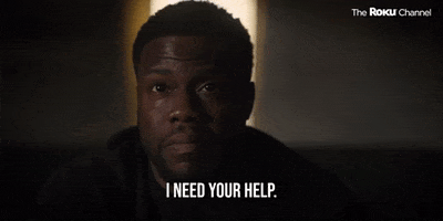 Kevin Hart I Need Your Help GIF by The Roku Channel