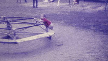 Tired Merry Go Round GIF by Texas Archive of the Moving Image