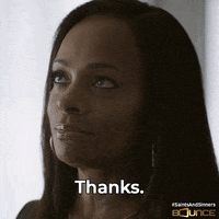 Saints And Sinners Thank You GIF by Bounce