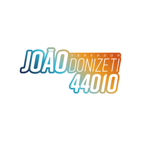 Vereador João Donizeti Sticker