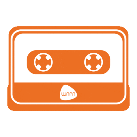 Radio Orange Sticker by WNRN
