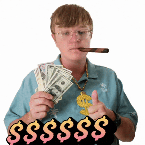Money Smoking GIF