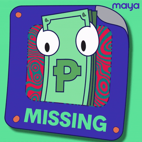 Money Missing GIF by Maya