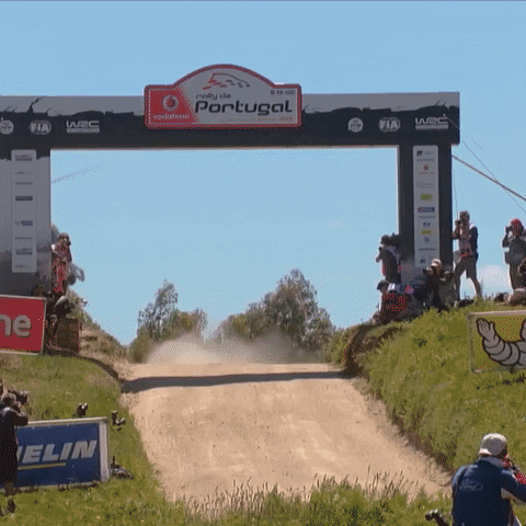 Driving On The Way GIF by FIA World Rally Championship