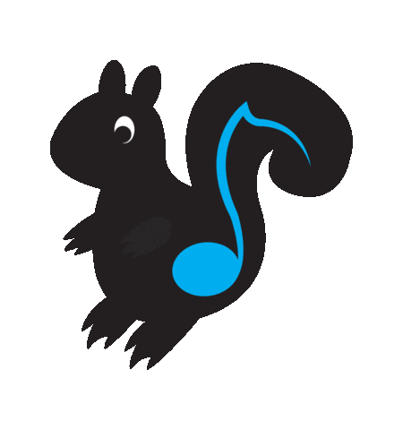 Music Note Spinning Sticker by SoundSquirrel