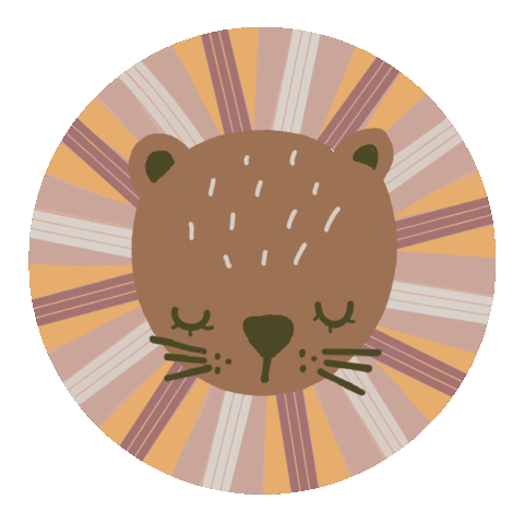 Happy Little Lion Sticker