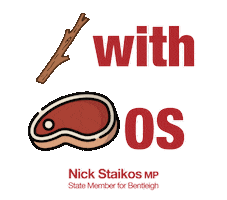 Nick Staikos MP Sticker