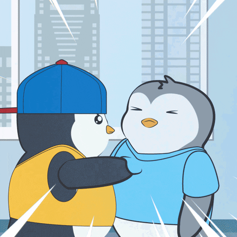 Grinding Lets Go GIF by Pudgy Penguins