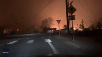 Motorist Witnesses Explosion While Driving Through Oregon Wildfire