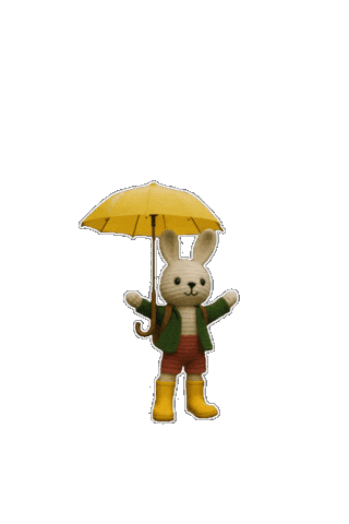 Bunny Theo Sticker by STAY WILD - Outdoor