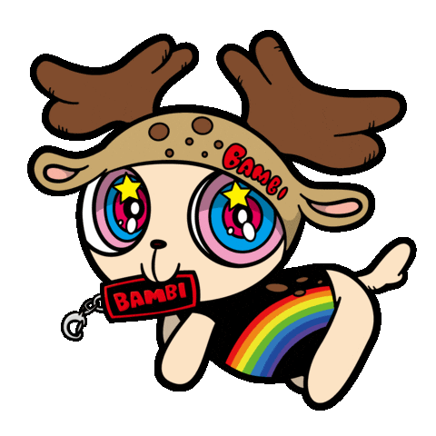 Bambi Sticker by club-bambi