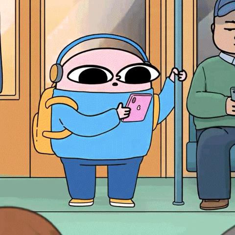 Tired Commute GIF by KETNIPZ