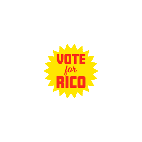 Voteforrico Sticker by Ricos