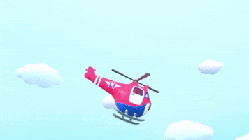 Cat Flying GIF by moonbug