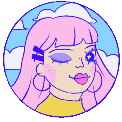 Girl Pastel Sticker