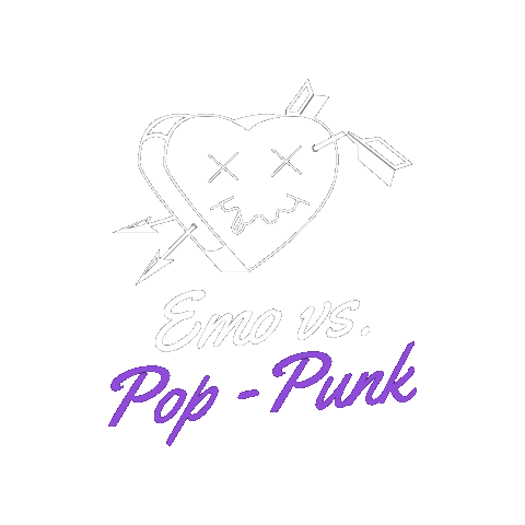 Emo vs. Pop-Punk Sticker